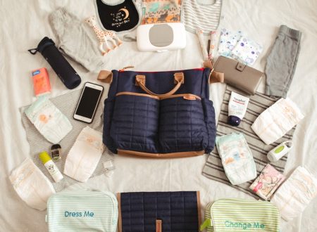  Designer Diaper Bag, by Maman With Matching Changing Pad : Baby